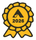 2026 Hipcamp Awards winner badge